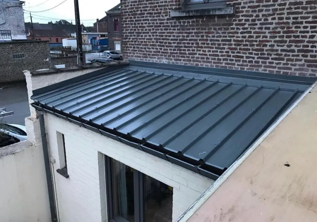 Couverture en bac acier — NB Rénove